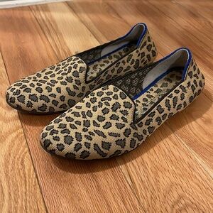 Rothy’s Leopard Cheetah Slip On Ballet Flats
